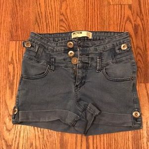 Denim shorts